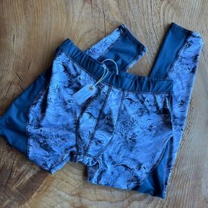 Matador, Meggings, Mens Full yoga pants, Marble Gray